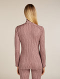 Women's 260 Tech Vertex  Half Zip Thermal Top Delta Lines Summit/Blush - 2