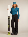 Women's 260 Tech Vertex Half Zip Thermal Top Snow Grid Topaz/Atlantis - 4