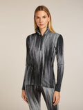 Women's 260 Tech Vertex Half Zip Thermal Top Peak Black/Obsidian - 1