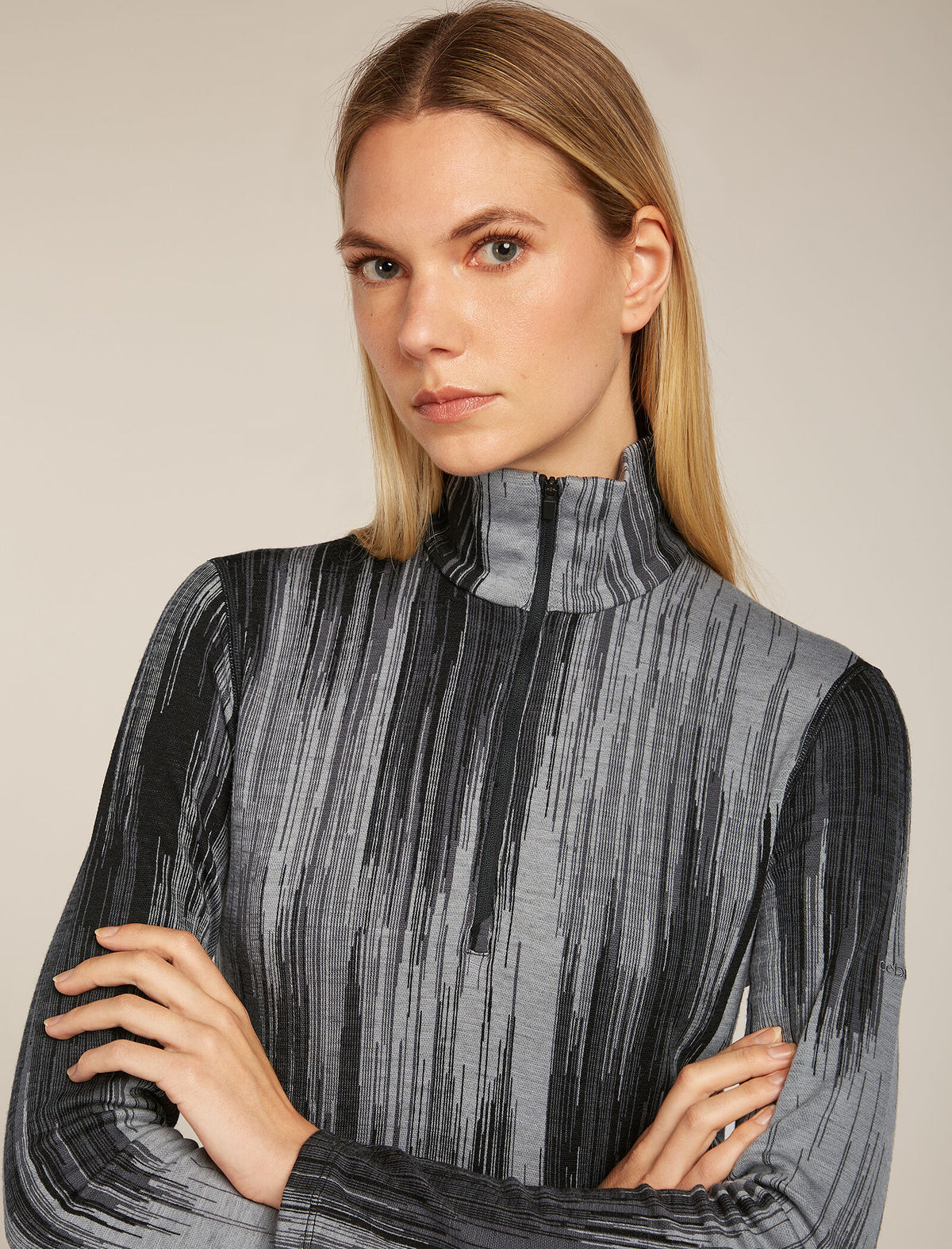 Women's 260 Tech Vertex Half Zip Thermal Top Peak Black/Obsidian - 5
