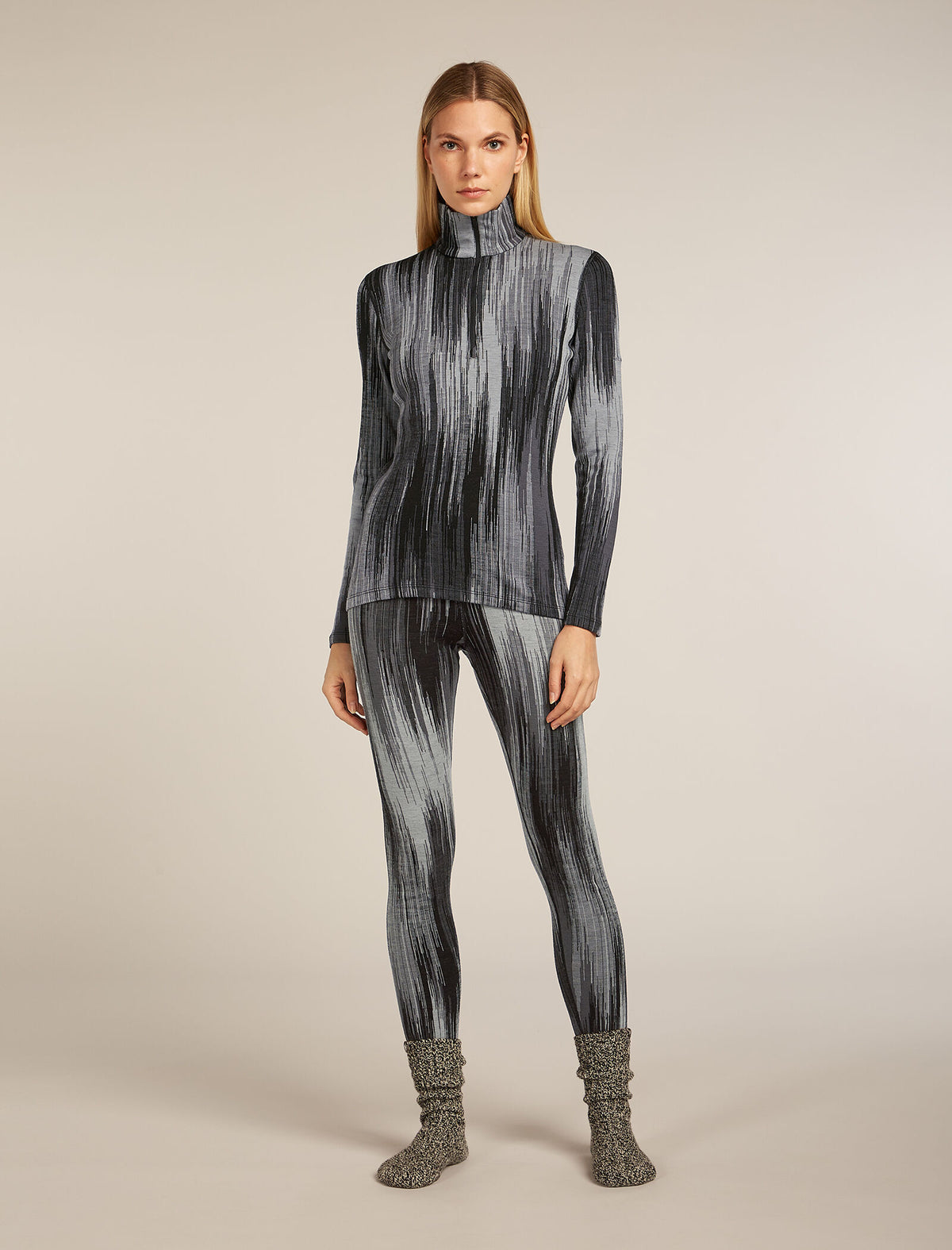 Women's 260 Tech Vertex Half Zip Thermal Top Peak Black/Obsidian - 8
