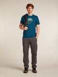 Men's 150 Tech Lite T-shirt Ruapehu Round Atlantis - 4