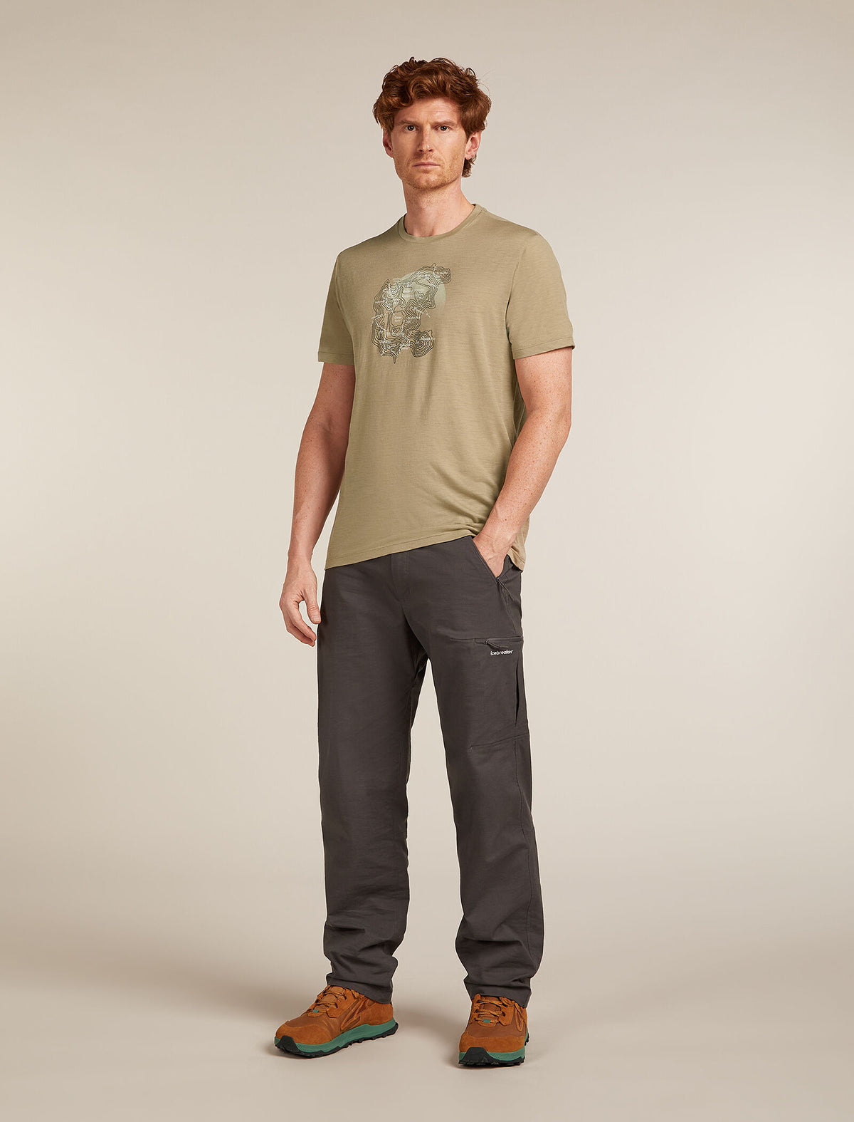 150 Tech Lite T-Shirt Ruapehu Round Herren  - 3
