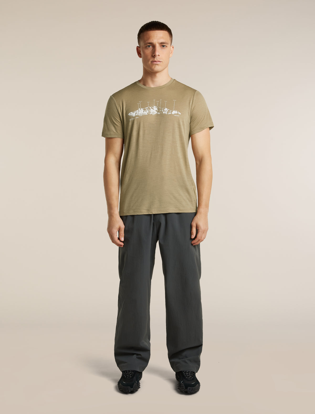T-shirt 150 Tech Lite The Peaks Cumin - 3