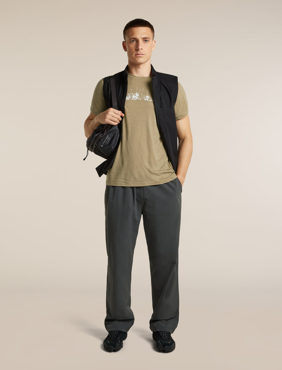 T-shirt 150 Tech Lite The Peaks Cumin - 4