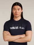 Men's 150 Tech Lite T-shirt The Peaks Midnight navy - 5