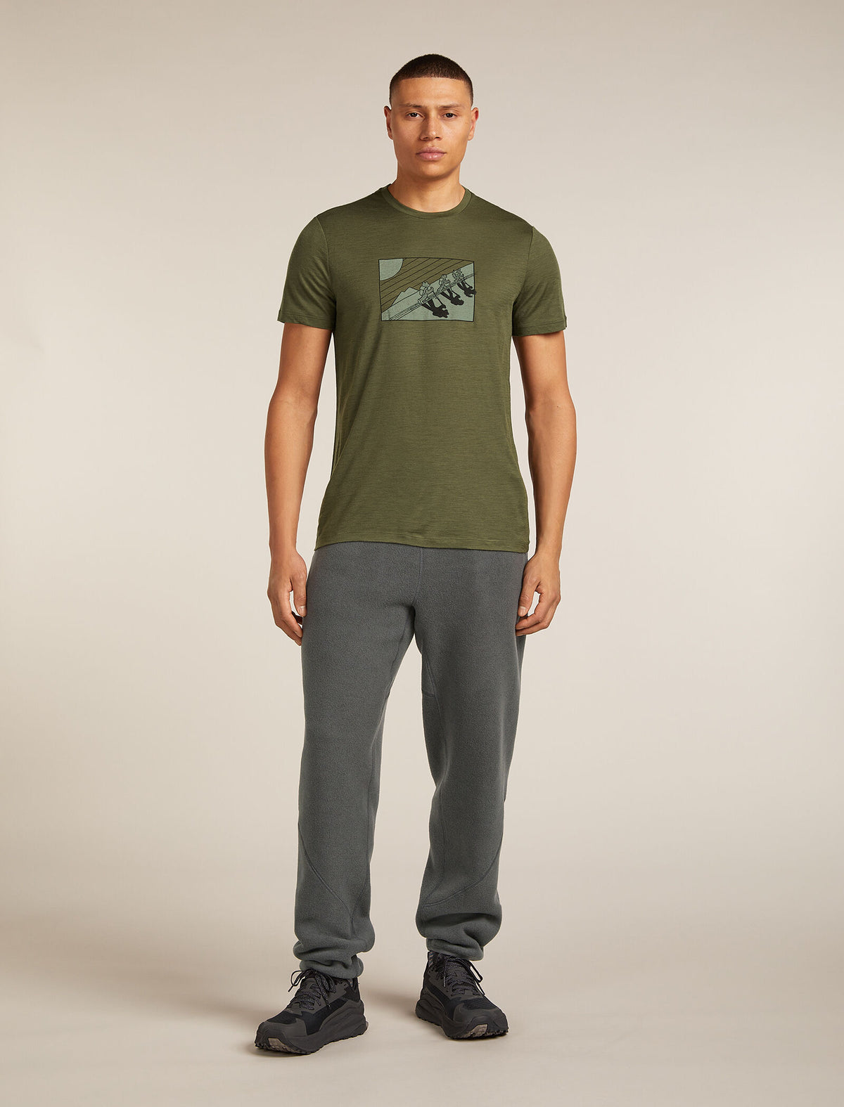 Men's 150 Tech Lite T-shirt In The Wild Loden - 3