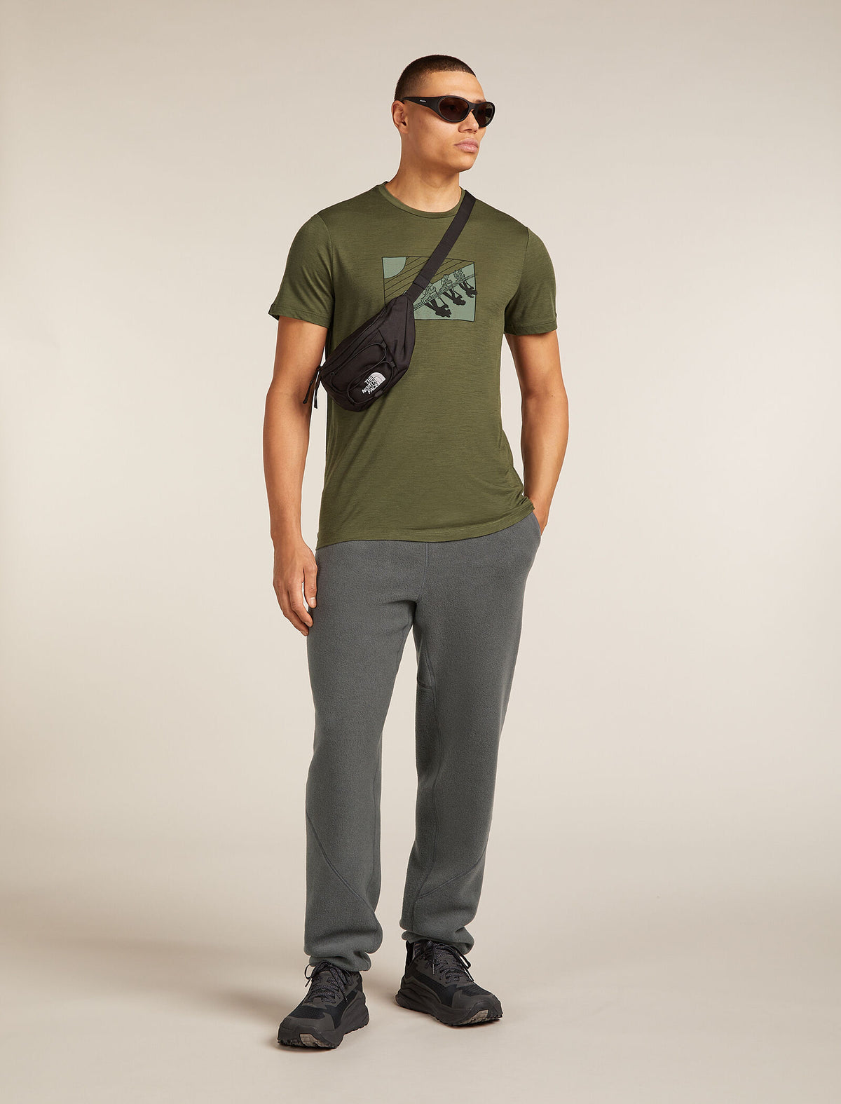 Men's 150 Tech Lite T-shirt In The Wild Loden - 4