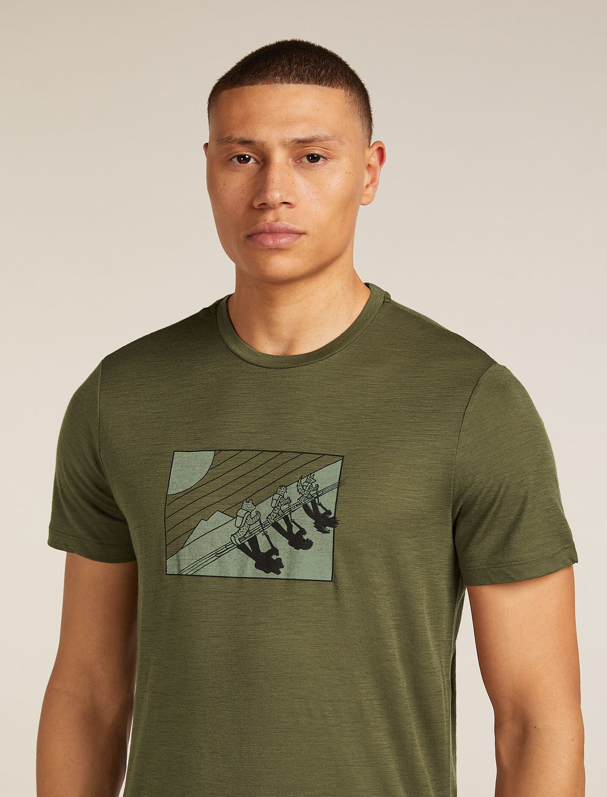 Men's 150 Tech Lite T-shirt In The Wild Loden - 6