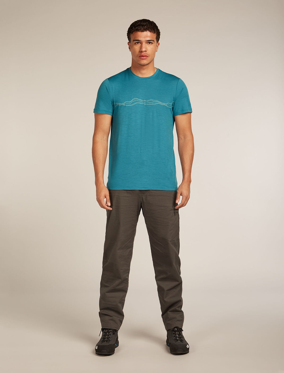 Men's 150 Tech Lite T-shirt Mountain Pulse Topaz - 3