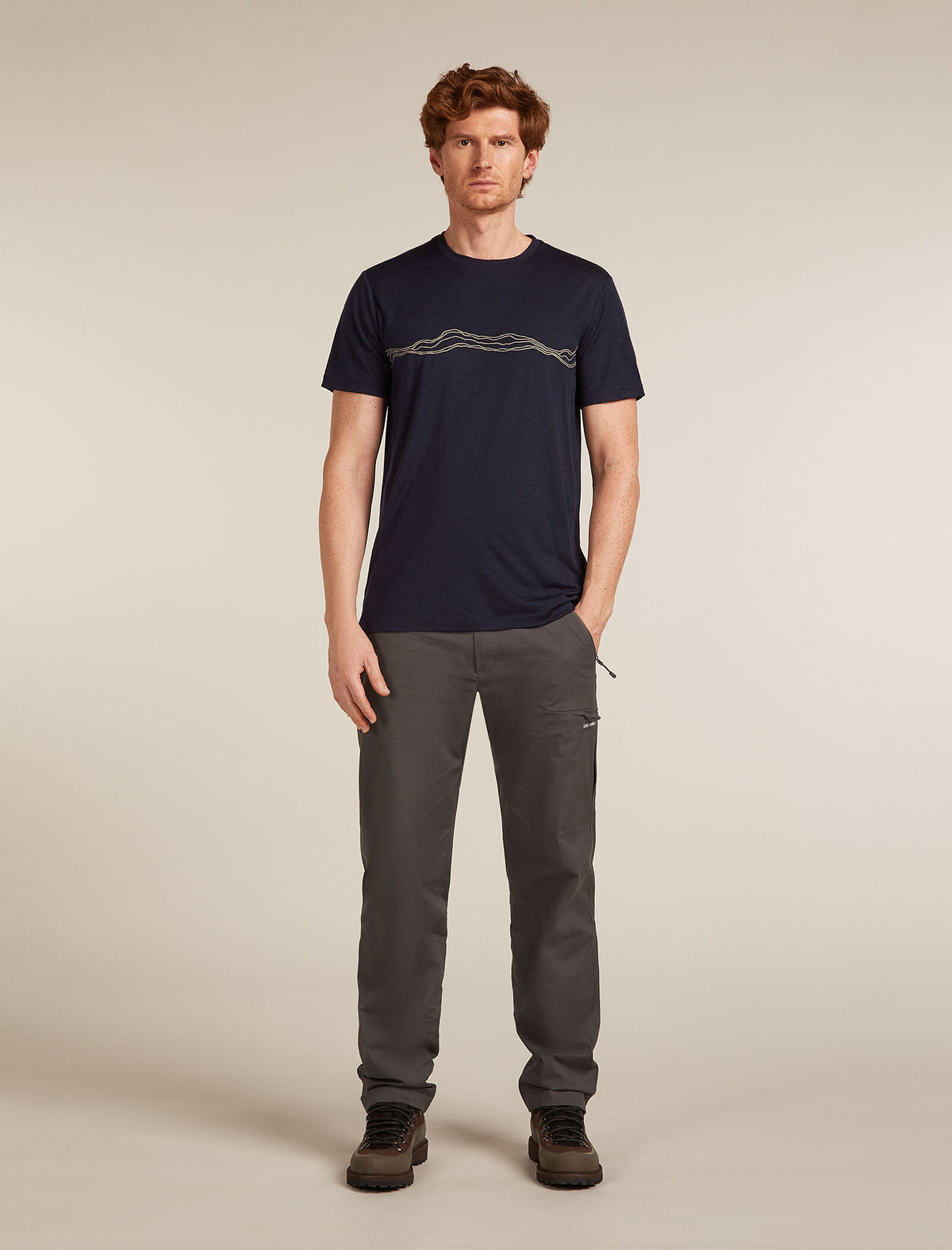 Men's 150 Tech Lite T-shirt Mountain Pulse Midnight Navy - 3