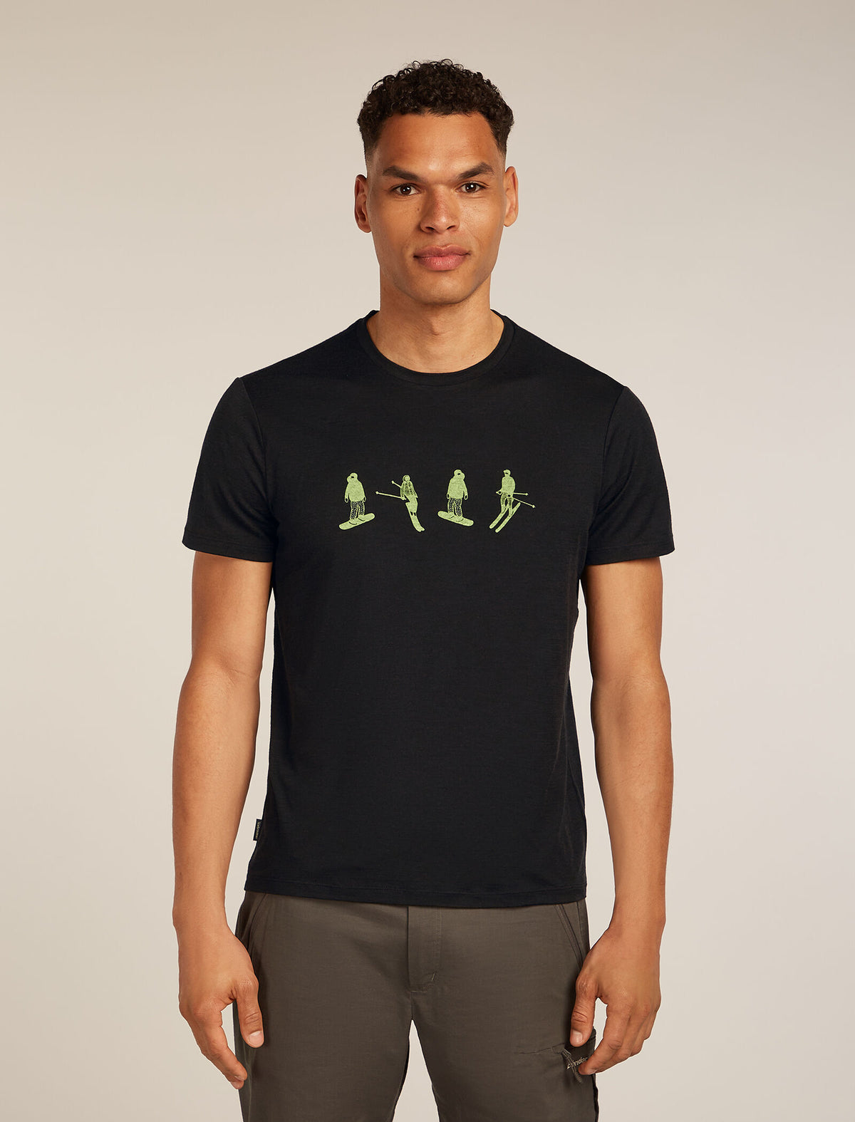 150 Tech Lite T-Shirt Snow Day Herren  - 1