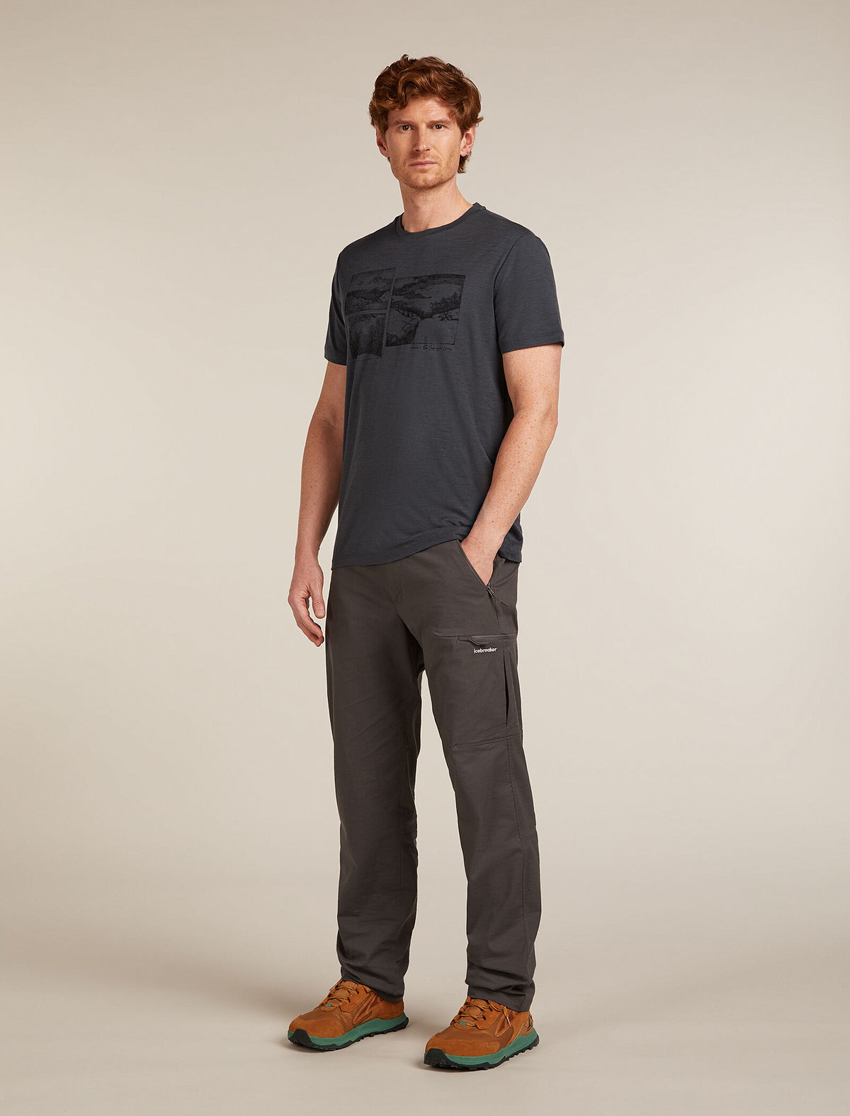 Men's 150 Tech Lite T-shirt The Climb Obsidian - 3