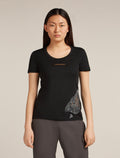 Women's 150 Tech Lite Scoop T-shirt 30th Anniversary Black - 1