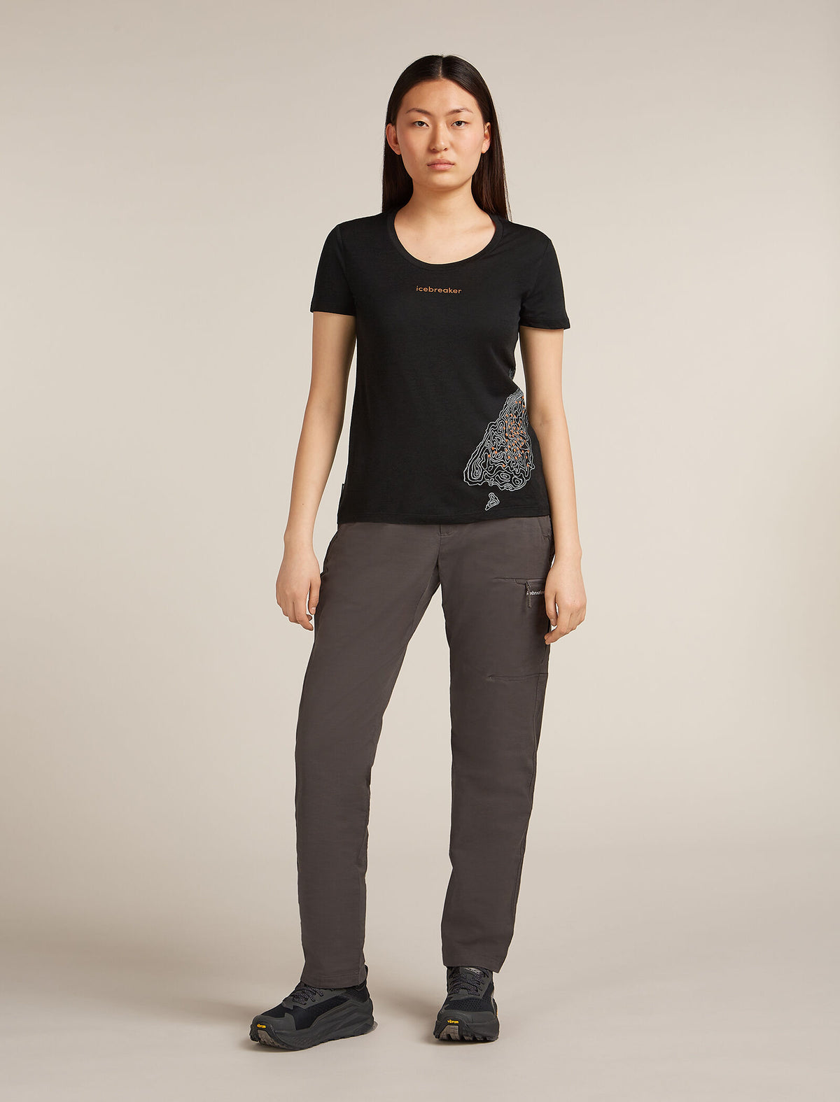 Women's 150 Tech Lite Scoop T-shirt 30th Anniversary Black - 3