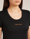 Women's 150 Tech Lite Scoop T-shirt 30th Anniversary Black - 6