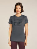 Women's 150 Tech Lite T-shirt Terrain Obsidian - 1