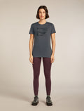 Women's 150 Tech Lite T-shirt Terrain Obsidian - 3