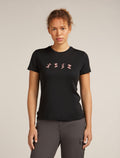 Women's 150 Tech Lite T-shirt Snow Day Black - 1