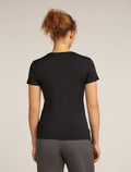 Women's 150 Tech Lite T-shirt Snow Day Black - 2