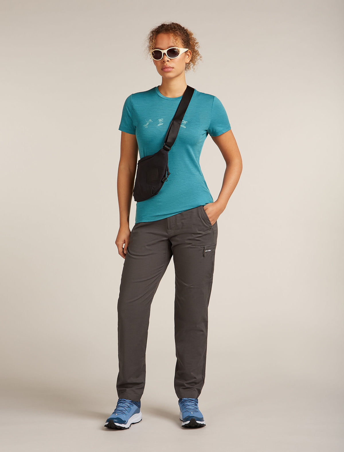 Women's 150 Tech Lite T-shirt Snow Day Topaz - 4