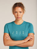 Women's 150 Tech Lite T-shirt Snow Day Topaz - 5