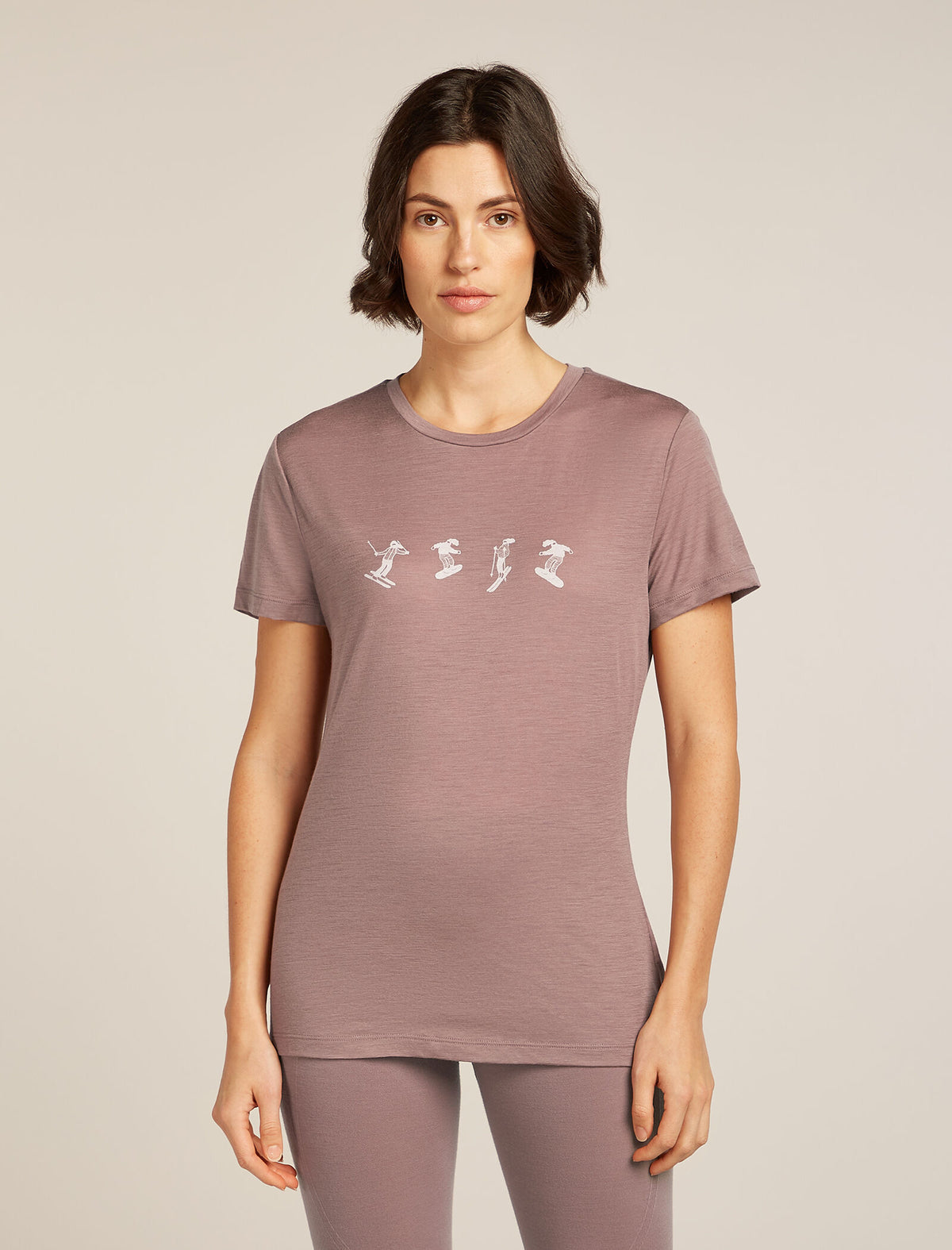 Women's 150 Tech Lite T-shirt Snow Day Summit - 1