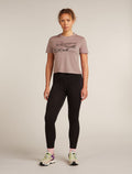 Women's 150 Tech Lite Crop T-shirt The Climb Summit - 3