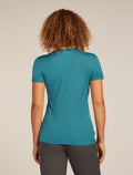 Women's 150 Tech Lite T-shirt IB Wordmark Topaz - 2