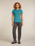 Women's 150 Tech Lite T-shirt IB Wordmark Topaz - 3
