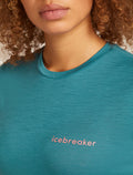 Women's 150 Tech Lite T-shirt IB Wordmark Topaz - 5