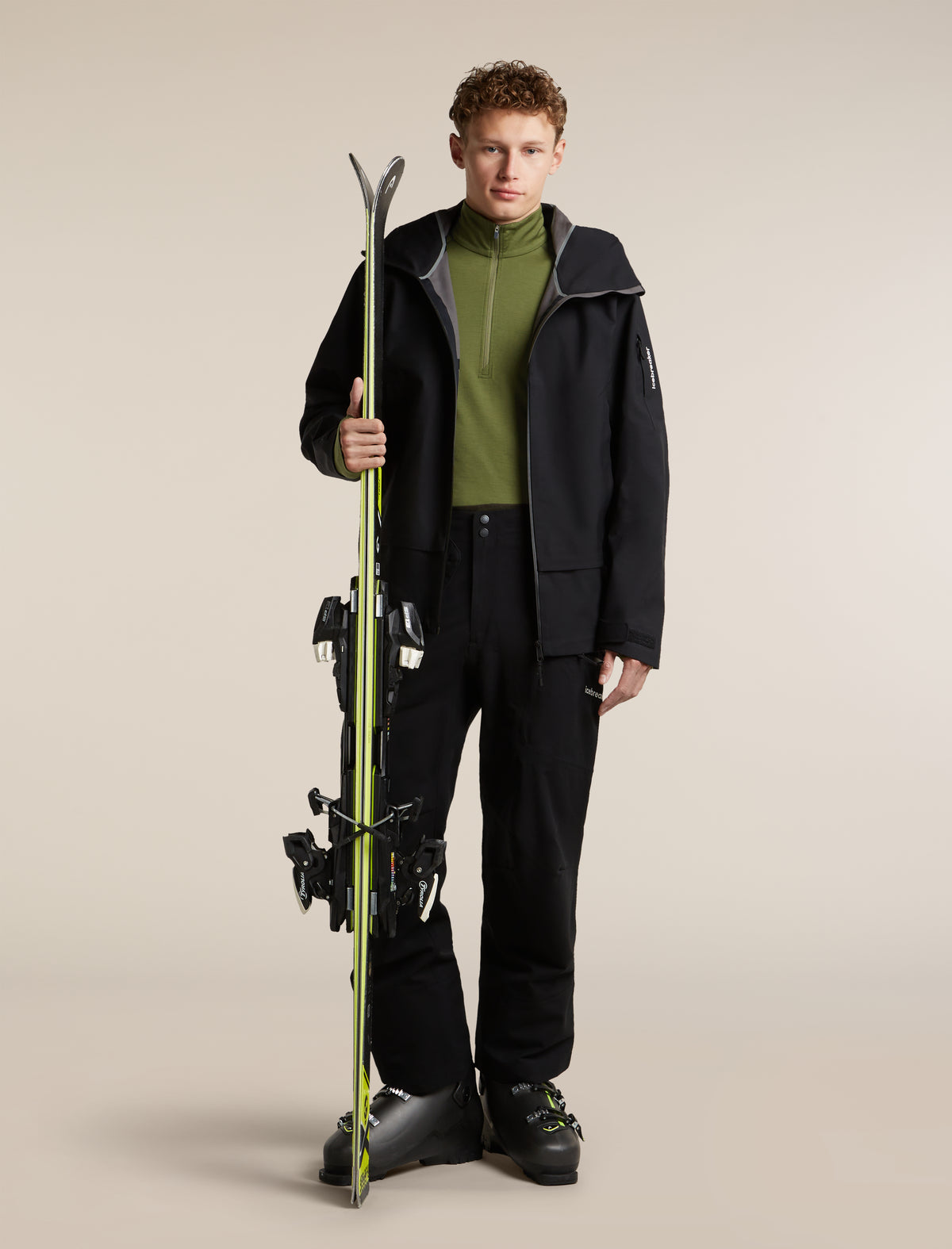 200 ZoneKnit™ Half Zip Dk Loden/Sphagnum/Cb - 4