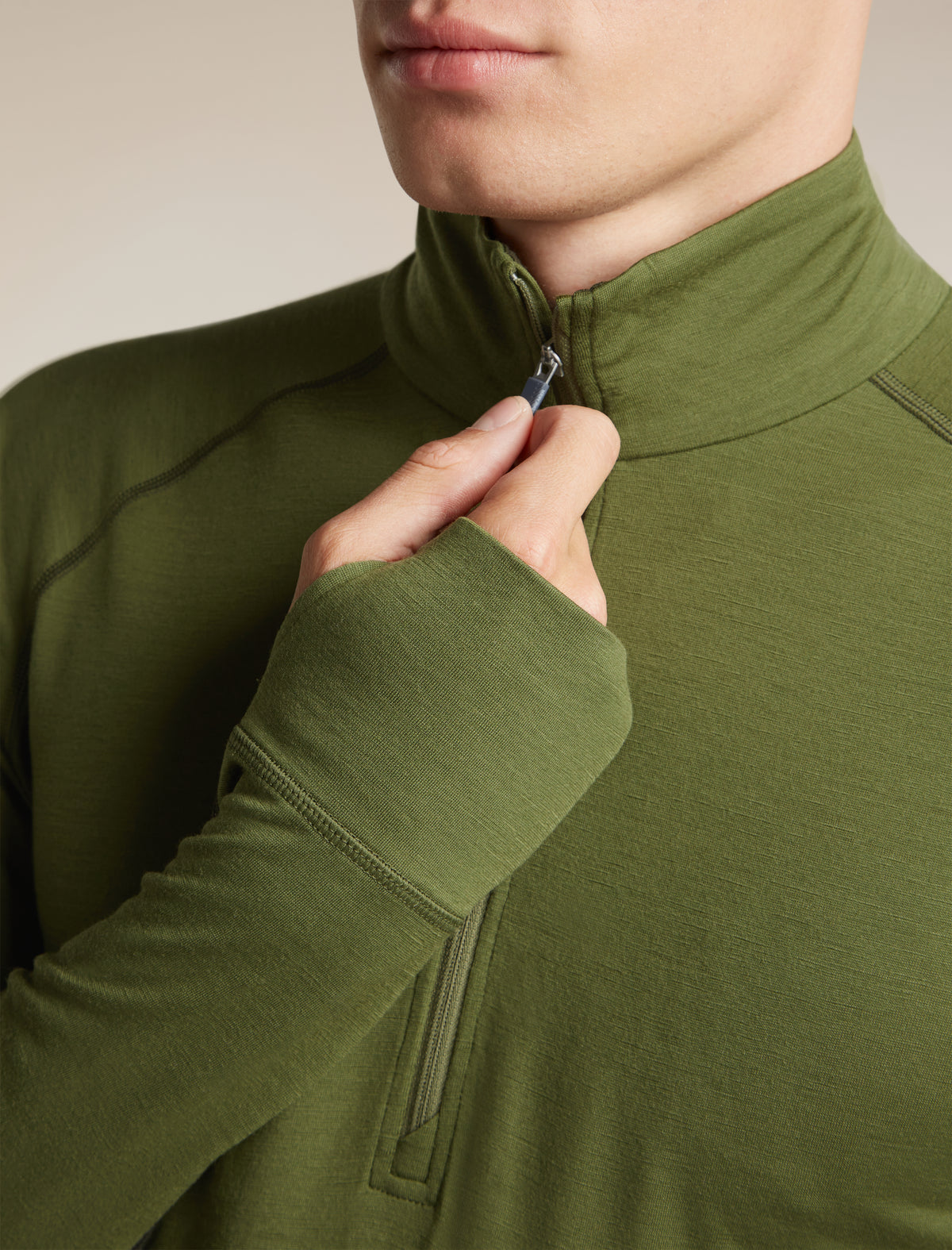 200 ZoneKnit™ Half Zip Dk Loden/Sphagnum/Cb - 6