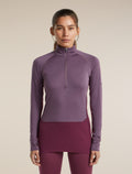 200 ZoneKnit™ Half Zip Dk Berry/Grey Plum/Cb - 1