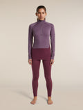 200 ZoneKnit™ Half Zip Dk Berry/Grey Plum/Cb - 3