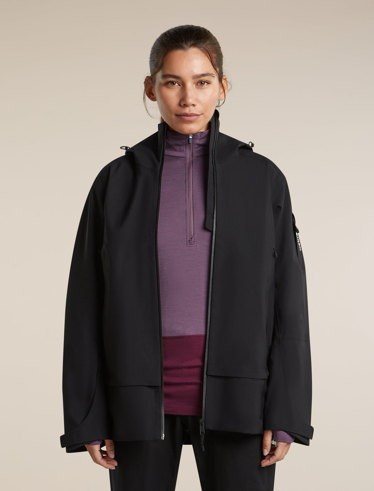 200 ZoneKnit™ Half Zip Dk Berry/Grey Plum/Cb - 5