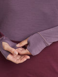 200 ZoneKnit™ Half Zip Dk Berry/Grey Plum/Cb - 7
