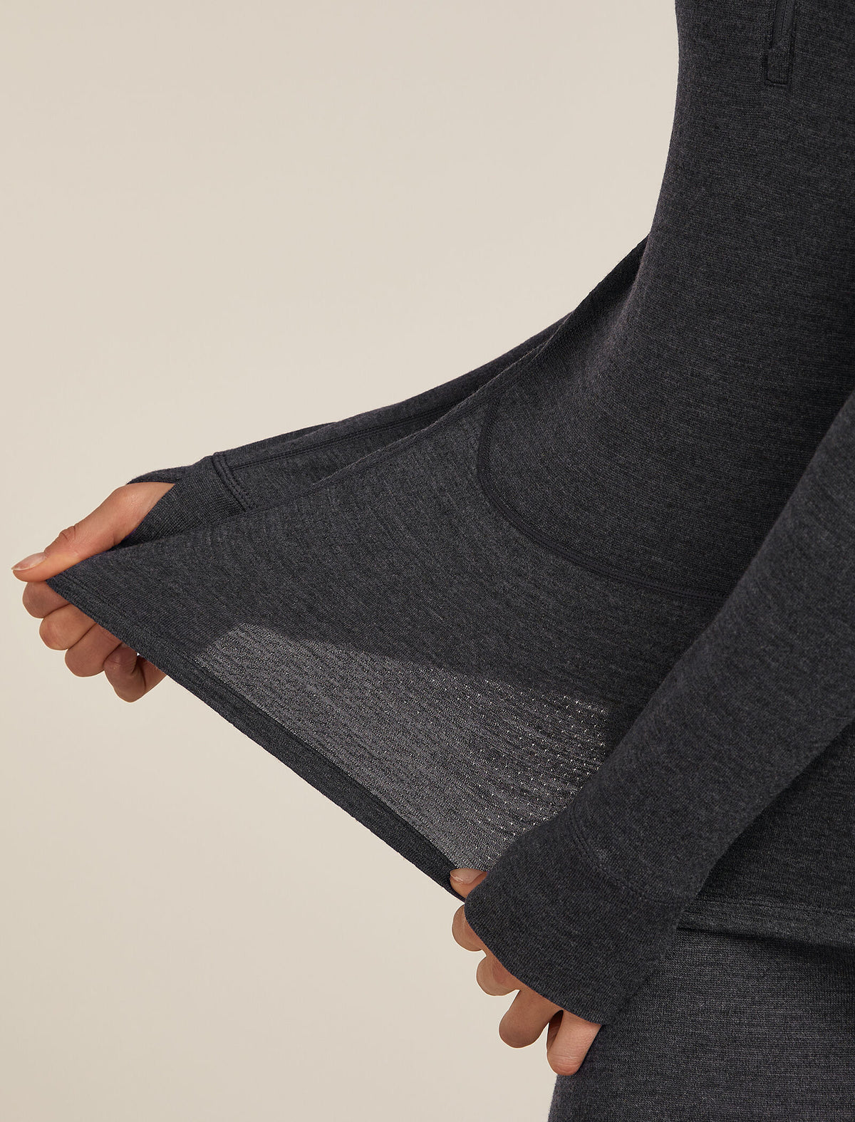 260 Thermo-Oberteil mit halbem Reißverschluss Damen  - 10