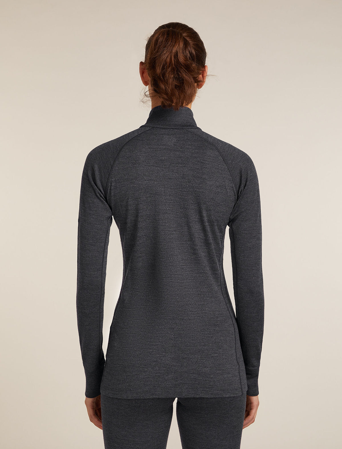 260 Thermo-Oberteil mit halbem Reißverschluss Damen  - 2