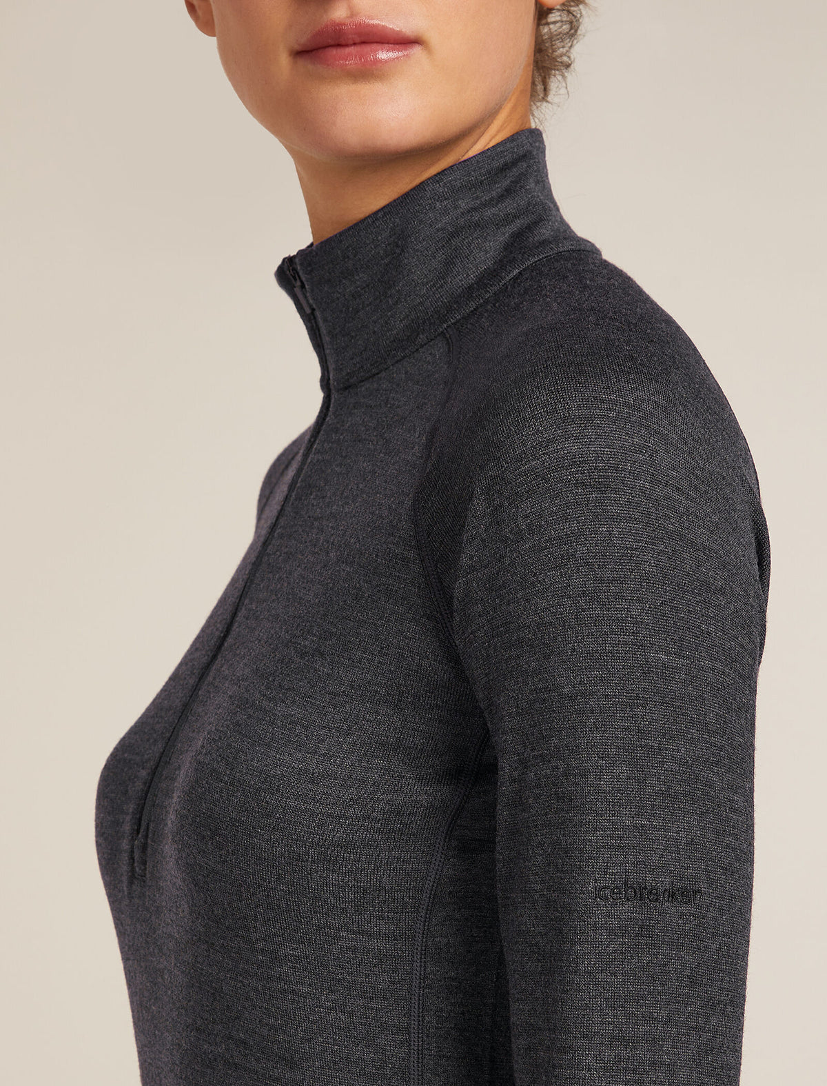 260 Thermo-Oberteil mit halbem Reißverschluss Damen  - 5