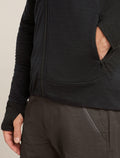 Men's 300 Descender Zip Hoodie Black - 7