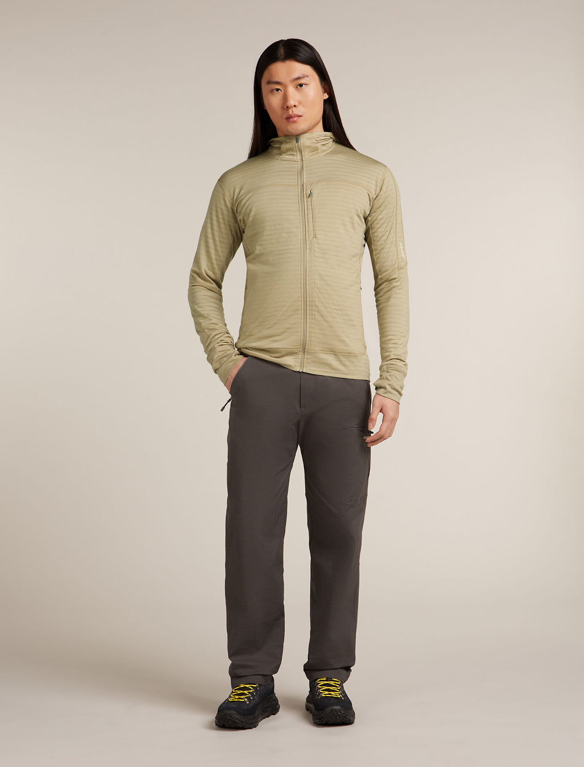 Men's 300 Descender Zip Hoodie Flagstone - 3