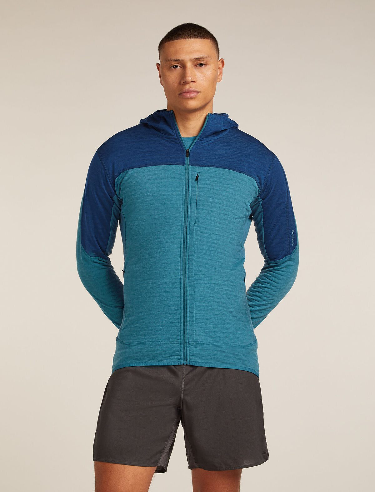 Men's 300 Descender Zip Hoodie Topaz/Atlantis - 1