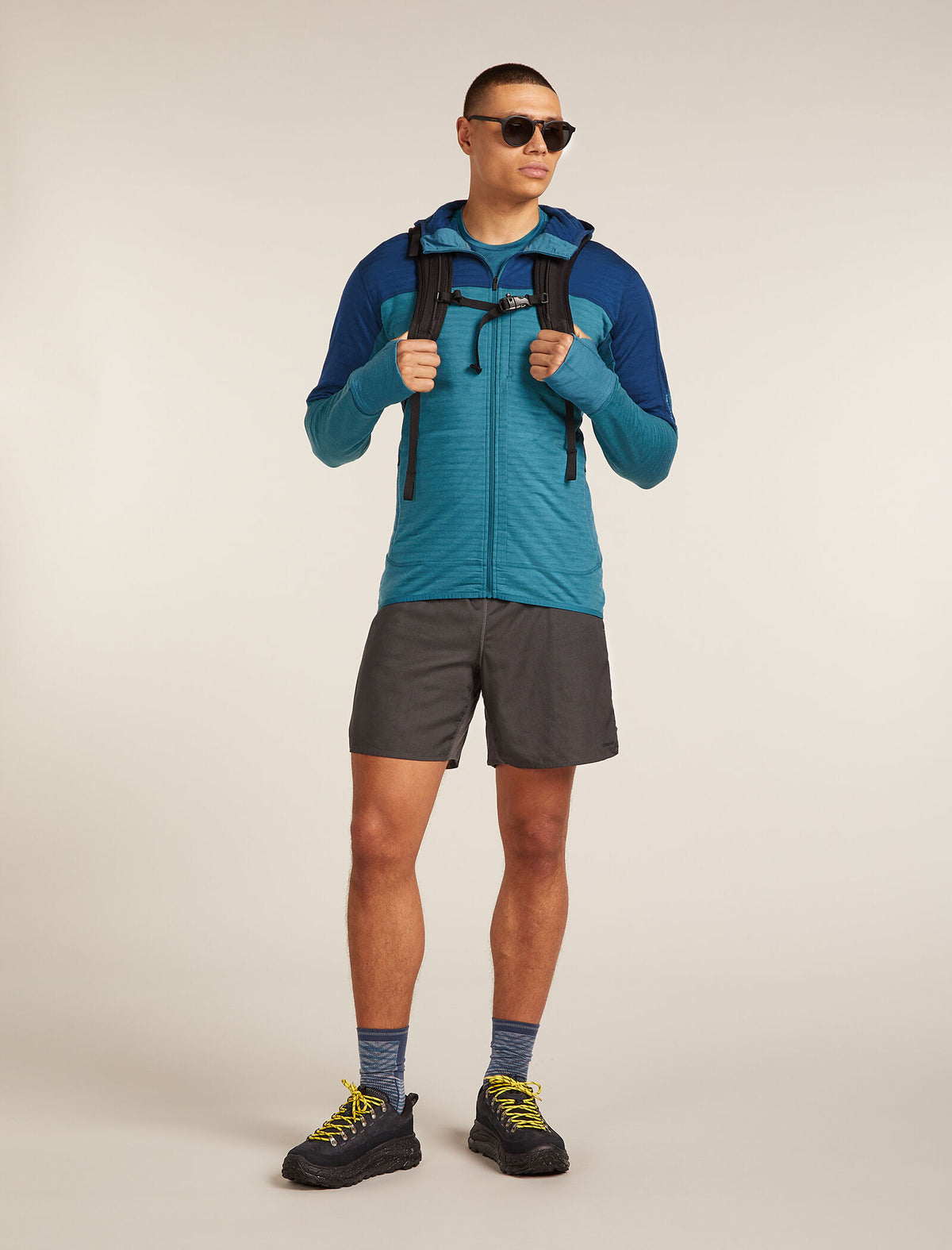 Men's 300 Descender Zip Hoodie Topaz/Atlantis - 4