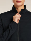 Women's 300 Descender Zip Jacket Black - 7