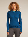 Women's 300 Descender Zip Jacket Atlantis - 1