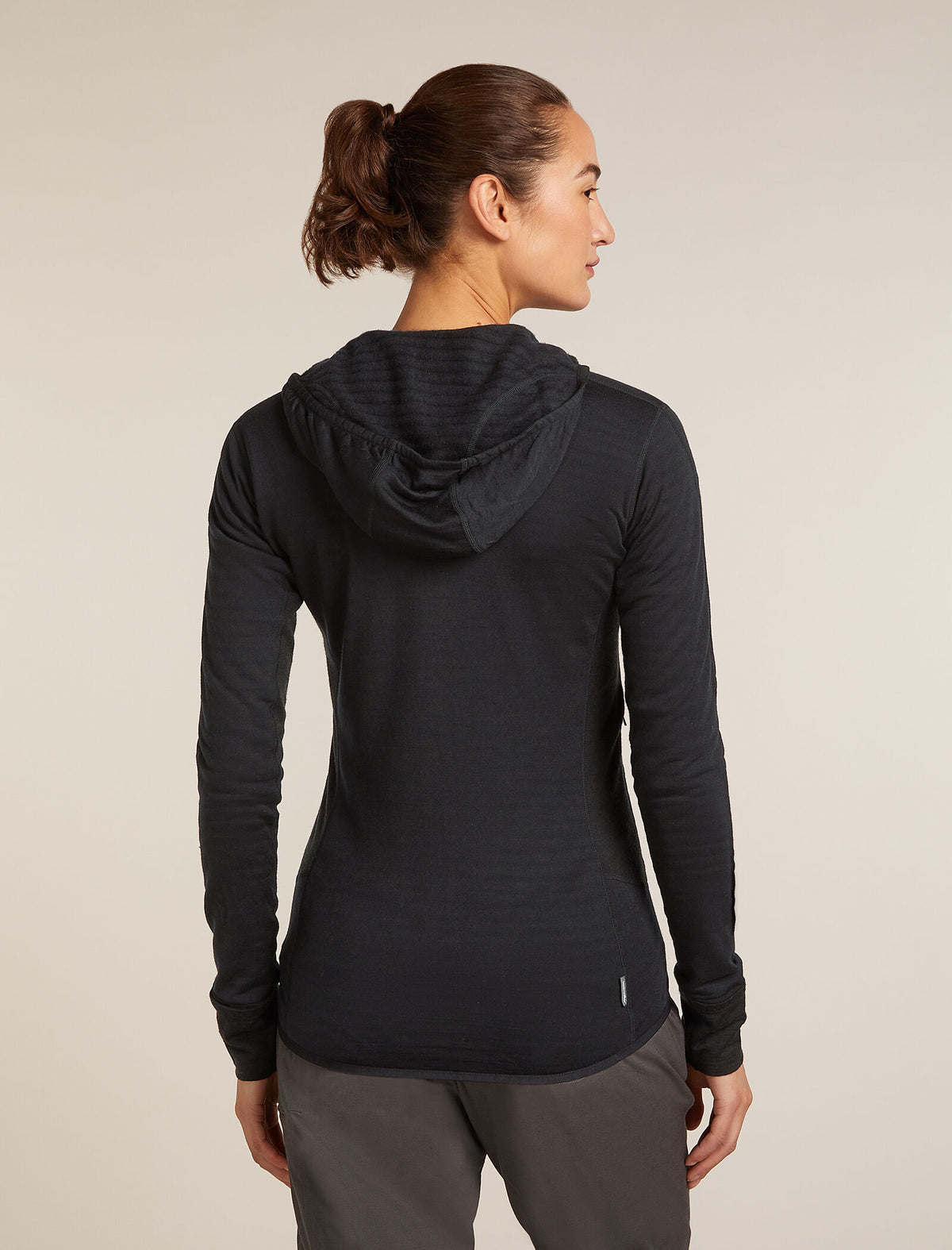 Women's 300 Descender Zip Hoodie Black - 2