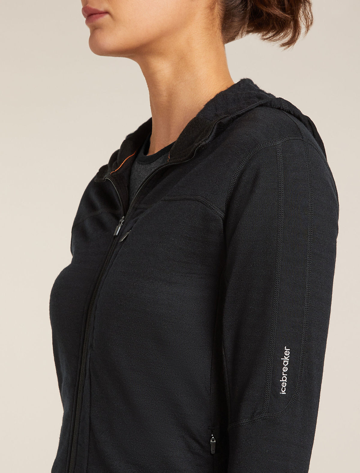 Women's 300 Descender Zip Hoodie Black - 5