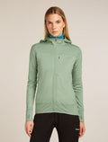 Women's 300 Descender Zip Hoodie Seaglass - 1