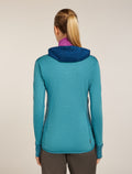 Women's 300 Descender Zip Hoodie Topaz/Atlantis - 2
